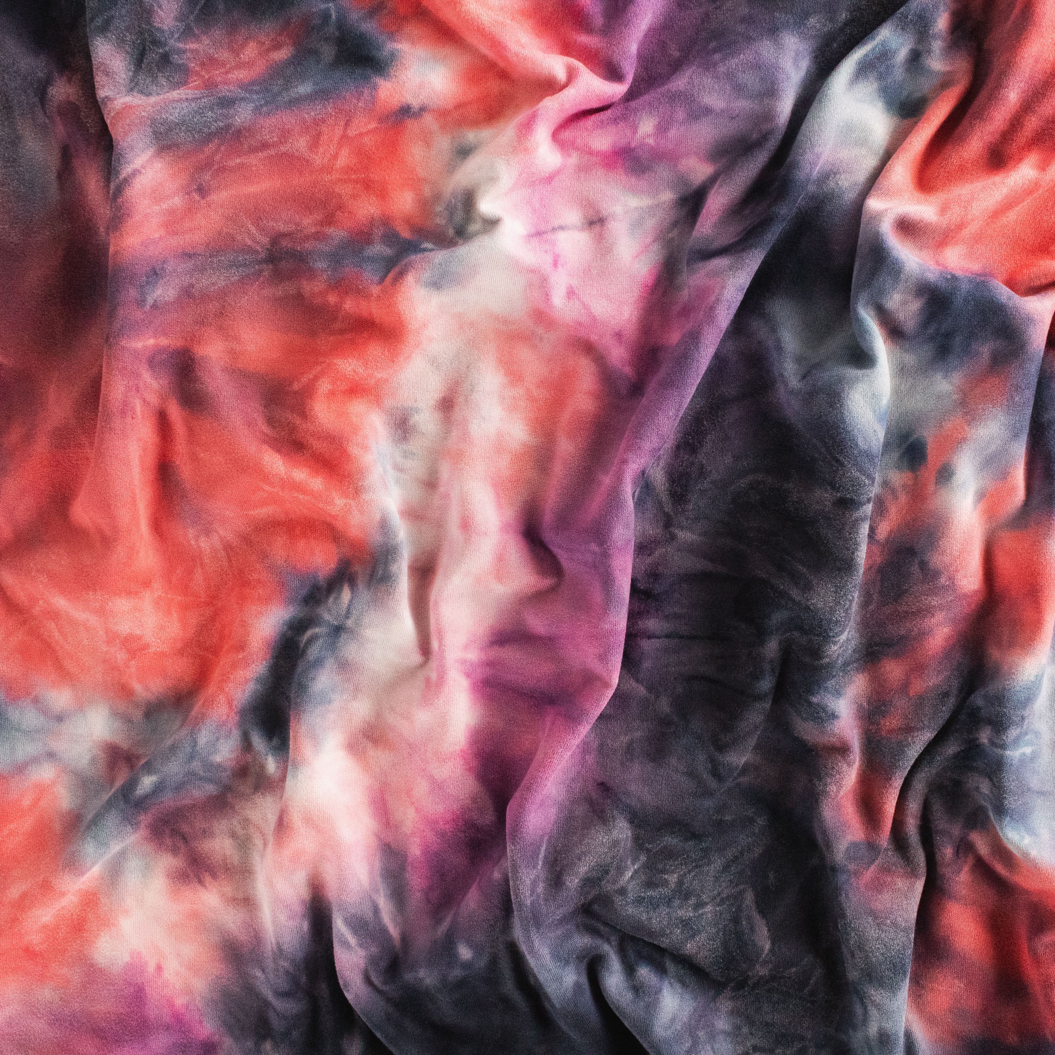 A+ Fabrics® DTY54 Raspberry/Black 